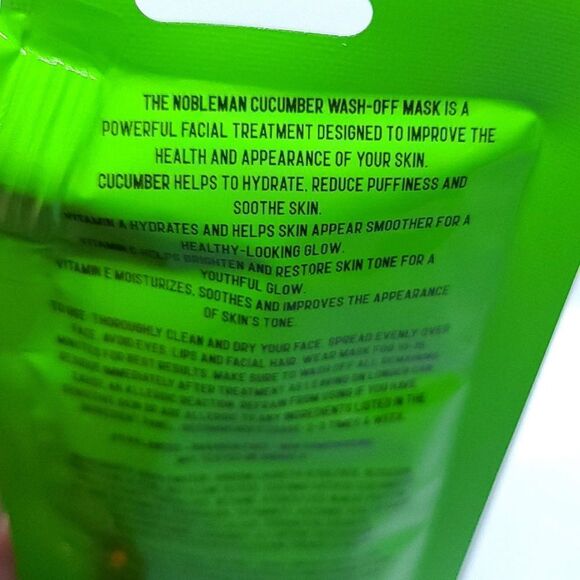 The Nobleman Men's Skin Care Regime Bundle Travel 6pc Set | Cleanser Scrub Mask - Picture 6 of 7